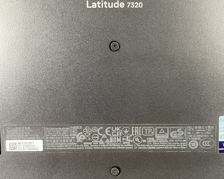 Dell Latitude 7320 13.3" i7-1185G7 3.00 GHz 32 GB RAM No SSD No OS No AC