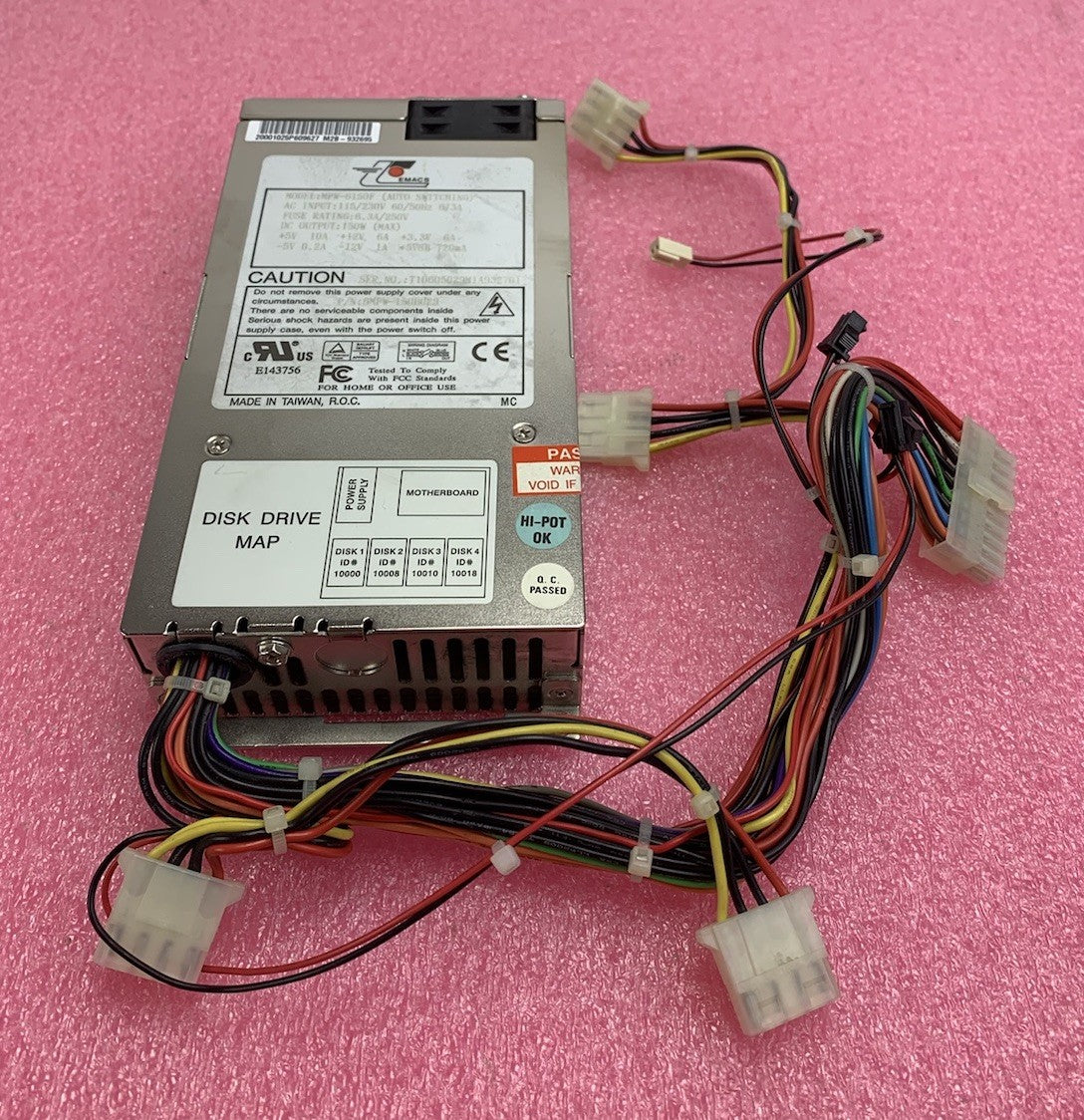 EMACS MPW-6150F 150W Auto Switching Power Supply (Lot of 2)