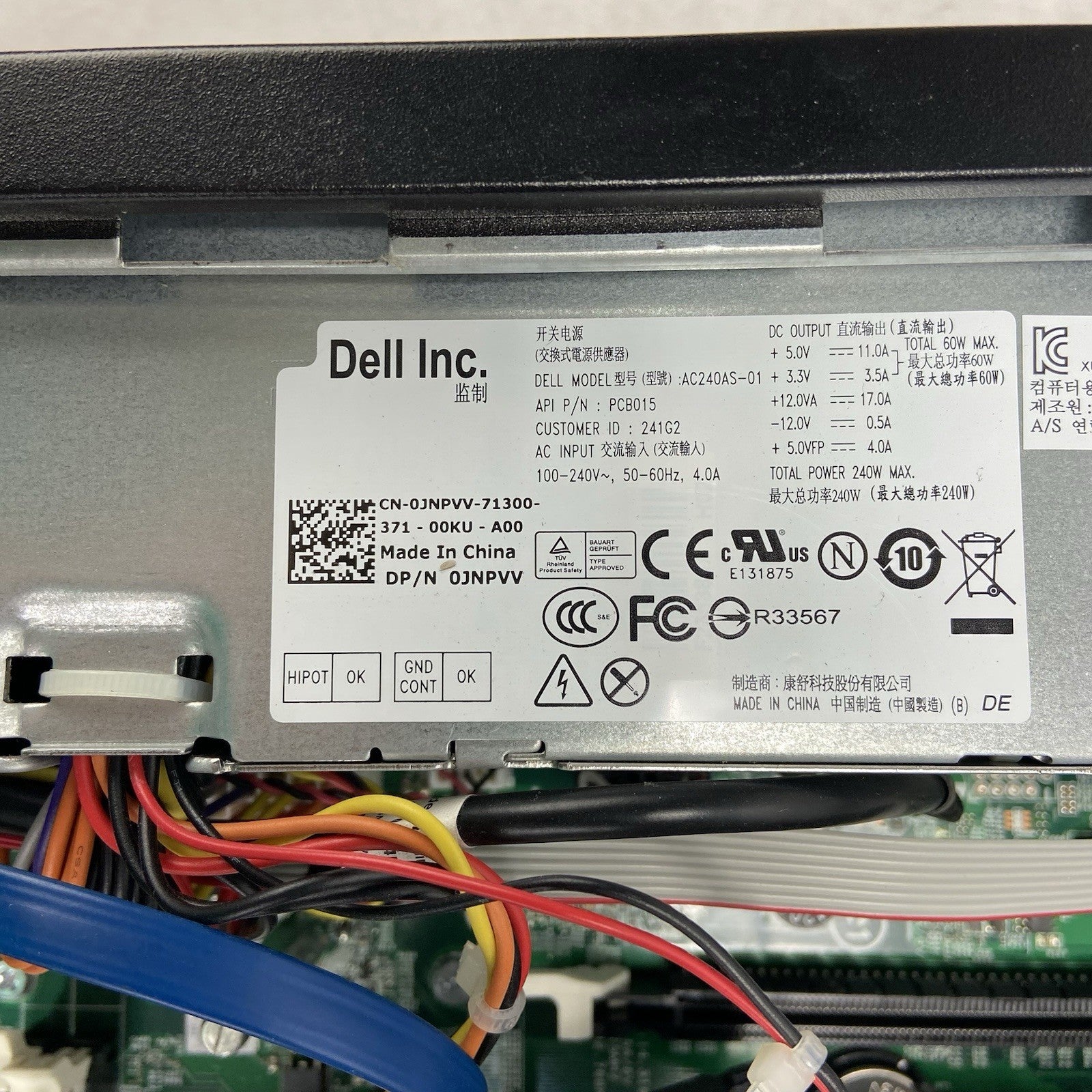Dell Optiplex 3010 SFF Intel Core i5-3470 3.2GHz 4GB RAM No HDD No OS11