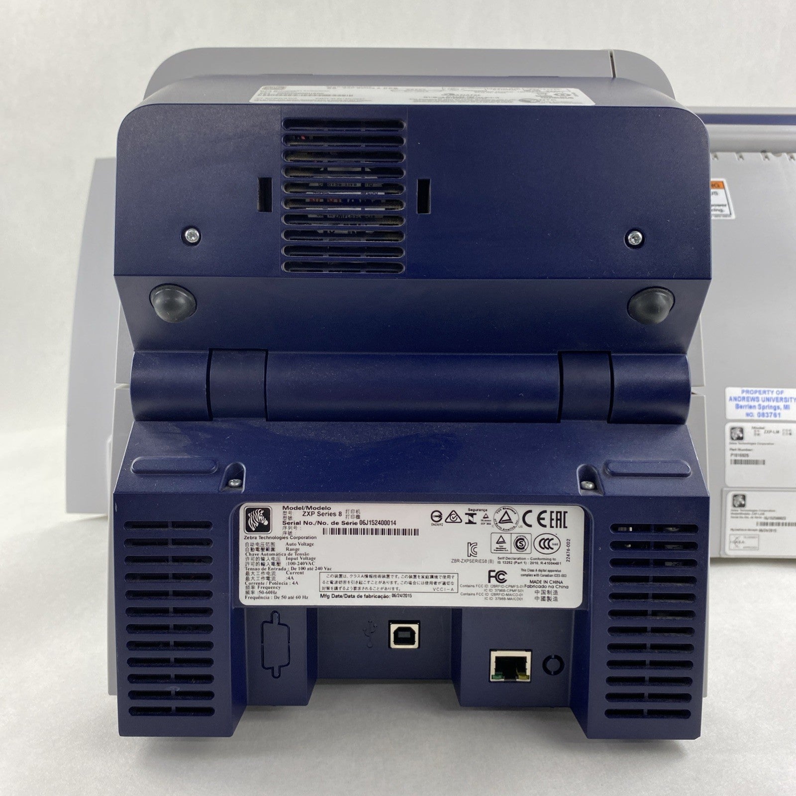 Zebra ZXP Series 8 Dual-Sided Retransfer ID Card Printer16