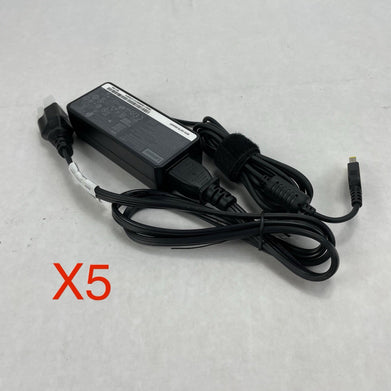 Lenovo  Model PA-1650-74 65 watt AC adapter/charger w power cord Lot of 5
