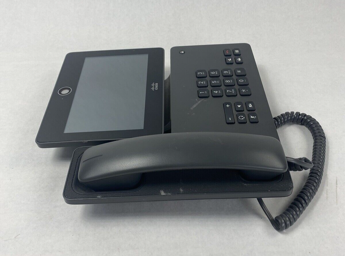 Cisco DX650 IP Phone CP-DX650-K9 VoIP SIP Phone No AC Adapter Reset Tested