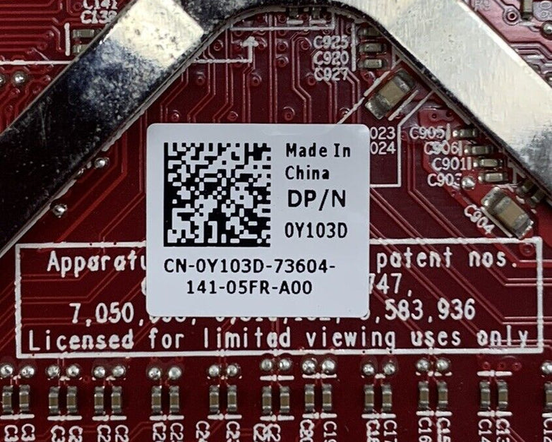 Advanced Micro Devices B629 Graphics Card 0Y103D Short PCIe Bracket (Lot of 3)