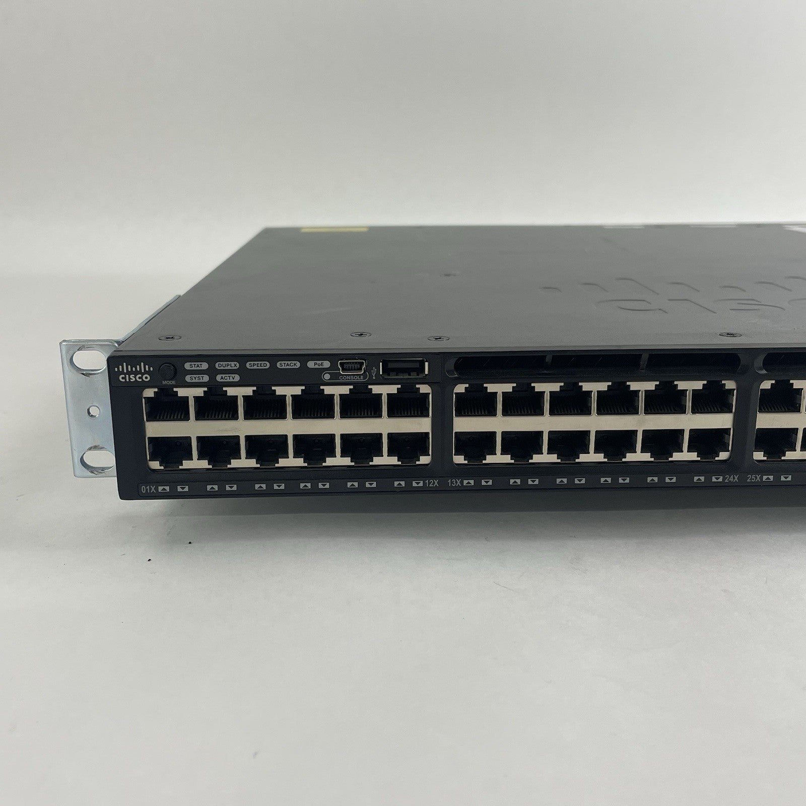 Cisco WS-C3650-48PS-S V01 Tested & Reset 2X PSU2