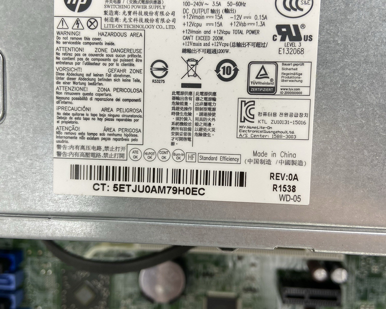 HP EliteDesk 705 G2 SFF AMD Pro A4-8350B R5 3.5GHz 8GB RAM No HDD No OS