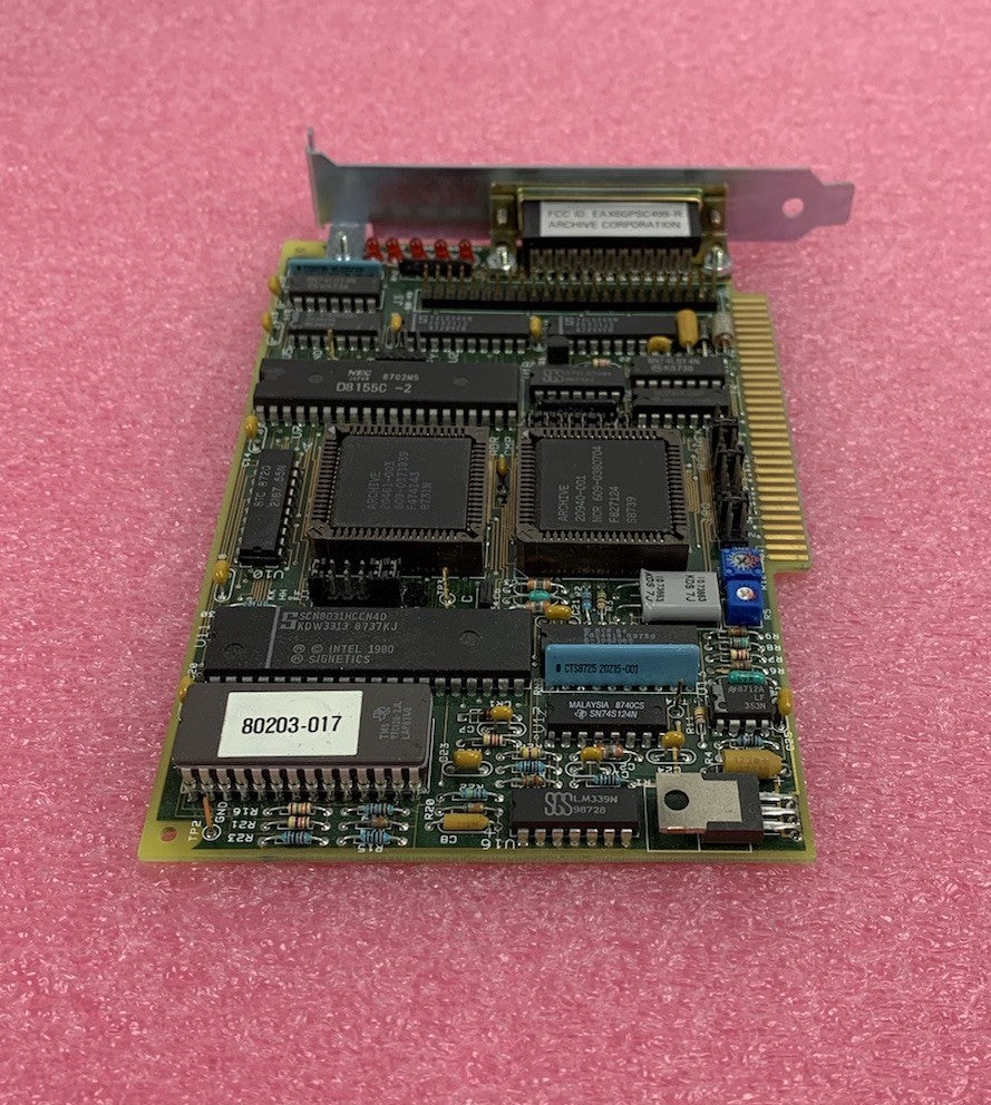 Archive Corporation EAX6GPSC499-R 8-Bit ISA Tape Controller