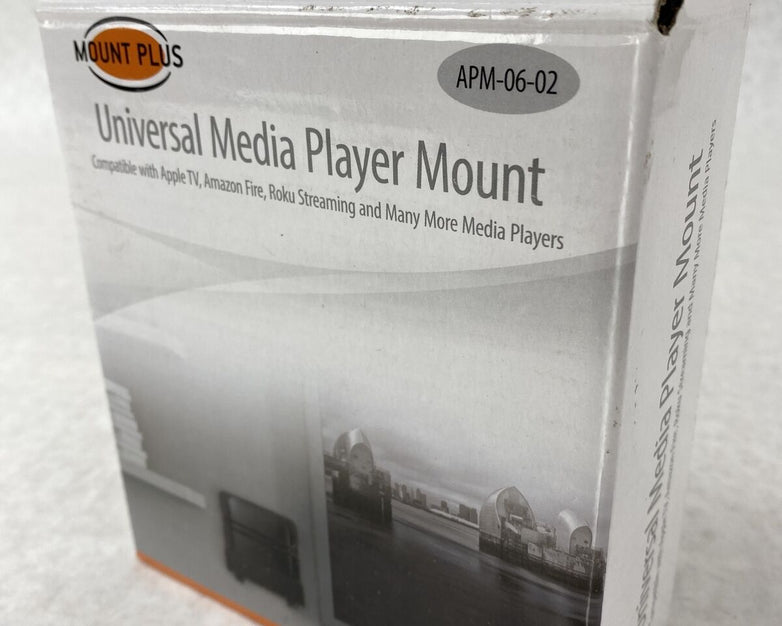 Mount Plus APM-06-02 Streaming Media Player Wall Mount Black X0020TZWN5