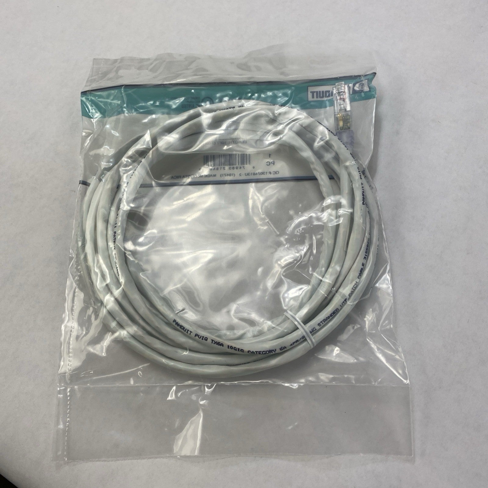 Enhanced Patch Cord CAT 6A PVQ- EU6AC10WH Panview IQ 10FT - Lot of 33