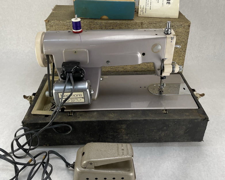 Vintage Sears Kenmore Sewing Machine 148.295 Tested