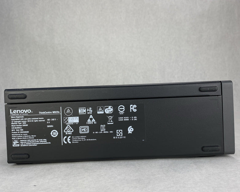Lenovo ThinkCentre M920s SFF Intel Core i7-8700 3.20GHz 8GB RAM No HDD No OS