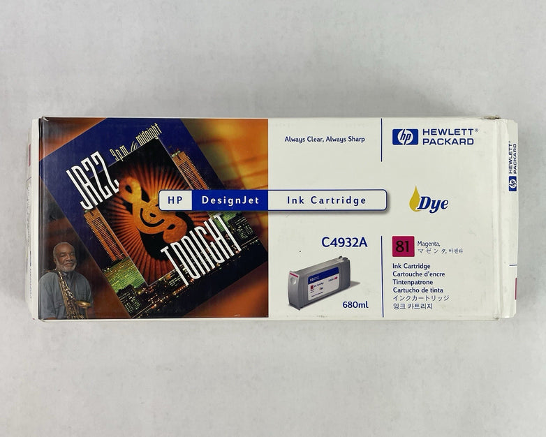 HP 81 Magenta Ink Cartridge C4932A 680ml for DesignJet 5000 5500 03MAY02