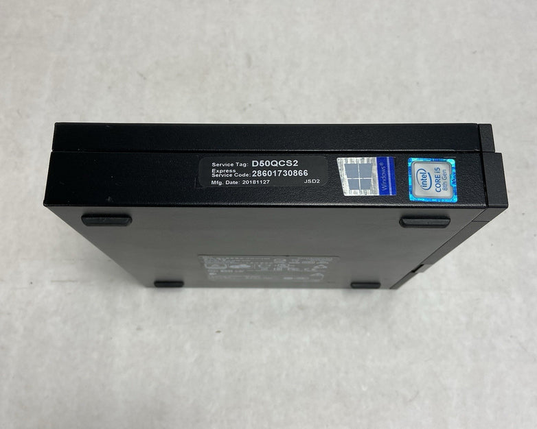 Dell Optiplex 7060 Micro Intel Core i5-8500T 2.1GHz 8GB RAM No HDD/OS/AC