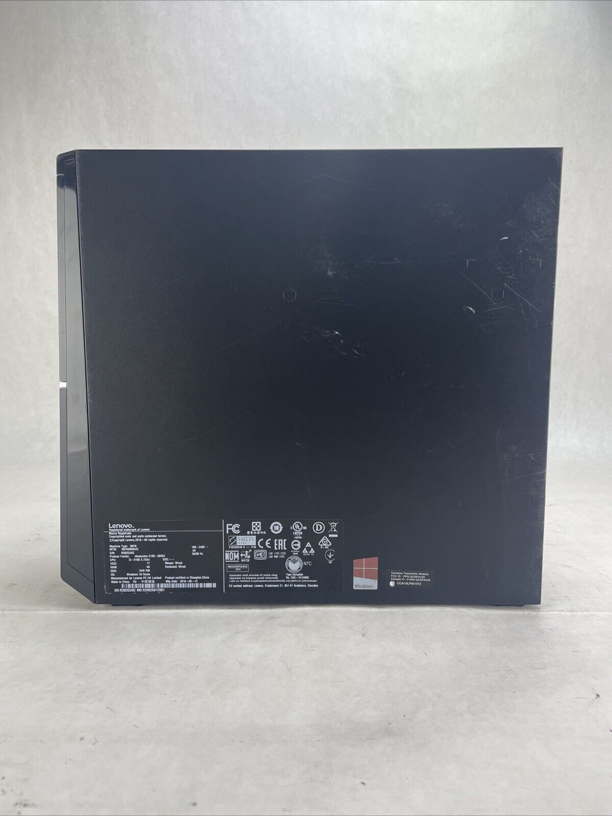 Lenovo IdeaCentre 510-08ISA SFF Intel Core i3-6100 3.7GHz 4GB RAM No HDD No OS