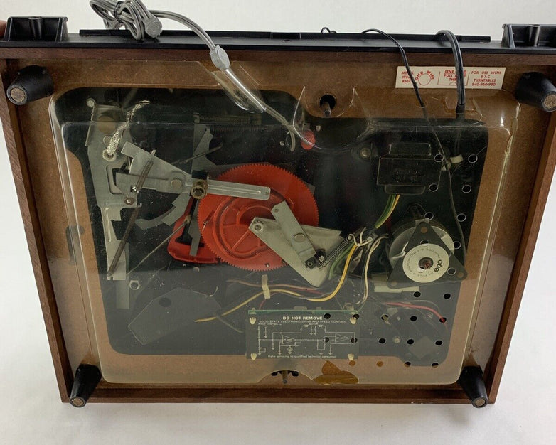 BIC 980 Turntable Belt Drive Automatic Missing Cover Tested 33 Doesn't Auto Land