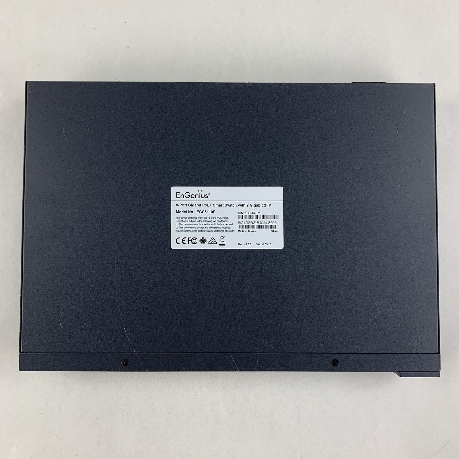 EnGenius EGS5110P 8 port Gigabit PoE Smart Switch Tested Reset