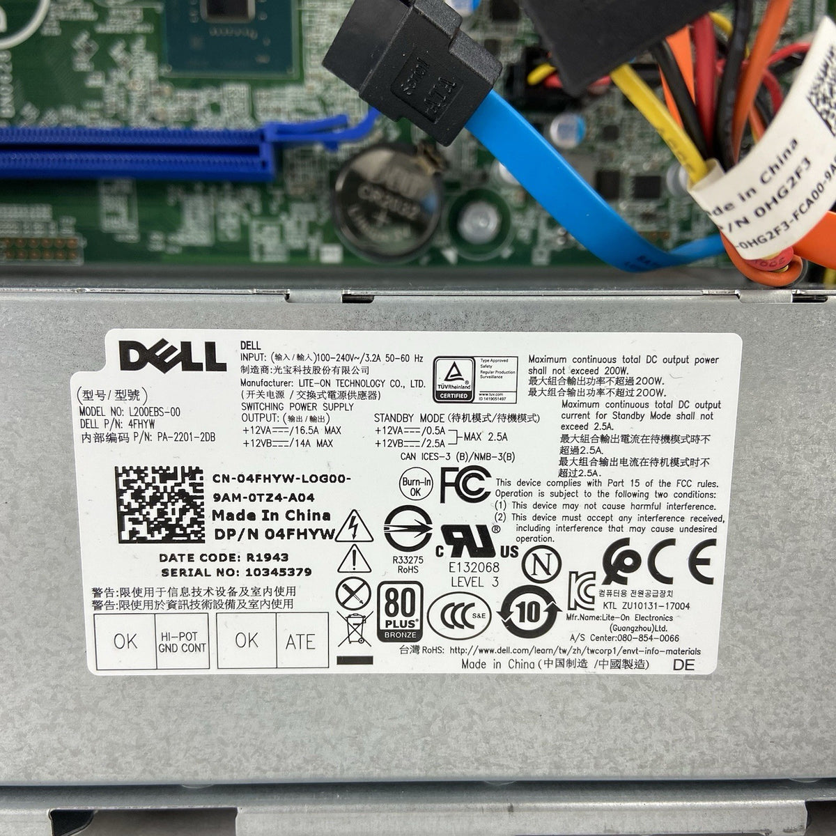 Dell Optiplex 3070 SFF Intel Pentium Gold G5400 3.7GHz 8GB RAM No HDD No OS11