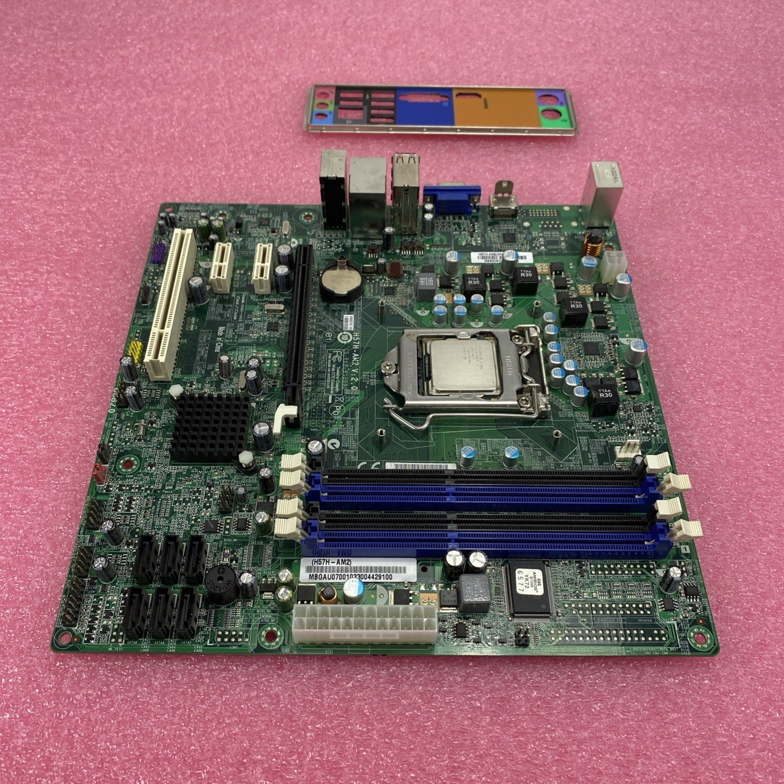 Gateway DX4840 Motherboard Intel Core i3-550 2.0GHz No RAM w/ Shield