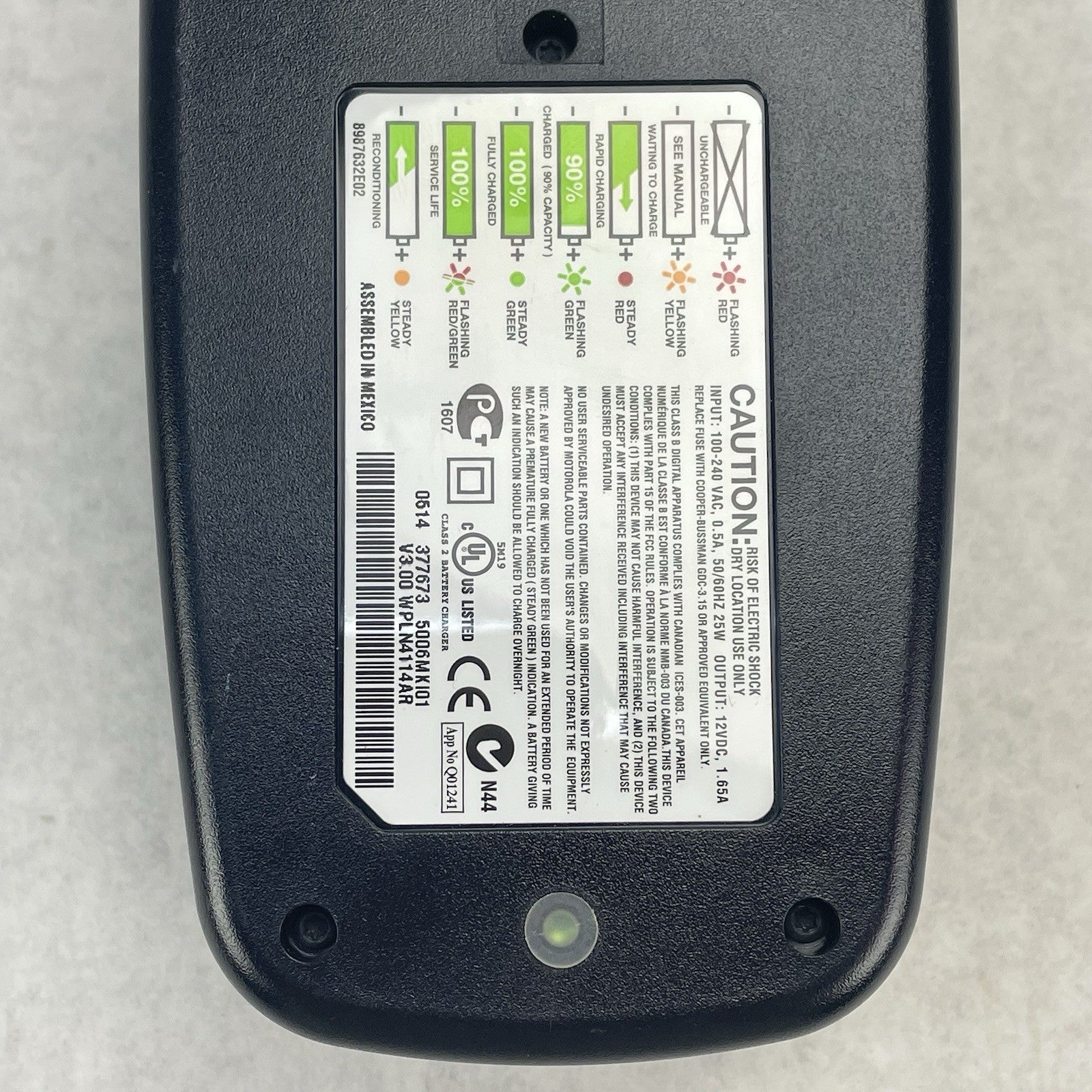 Motorola WPLN4114AR Charger Lot of 3 No Power Cord6