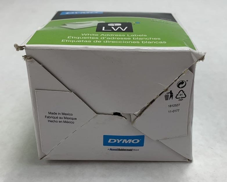 Dymo 30252 28mm x 89mm White Address Labels (Lot of 2)