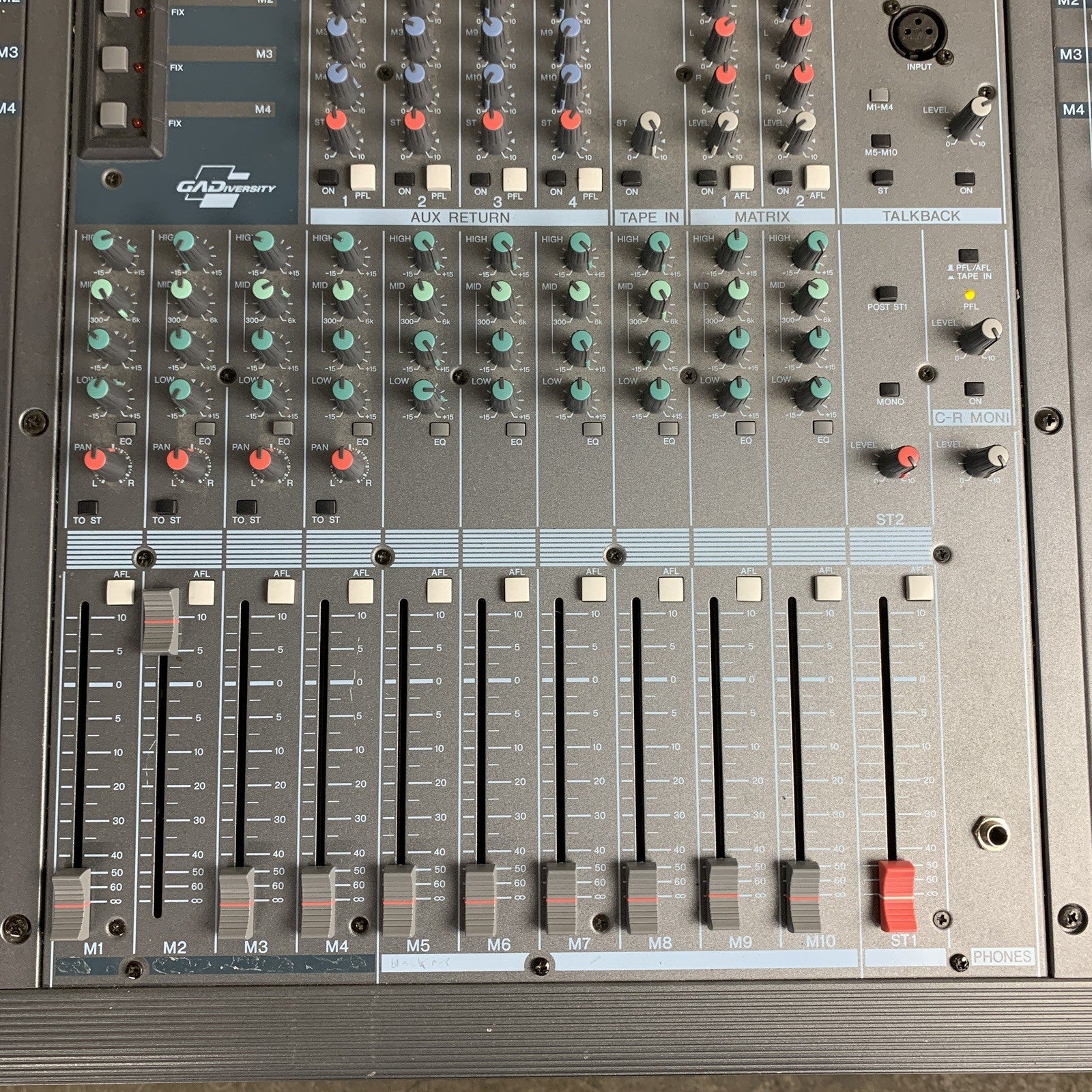Yamaha Mixing Console MC24/12 XZ01 Tested w/ 2 Bad Lanes Parts and Repair