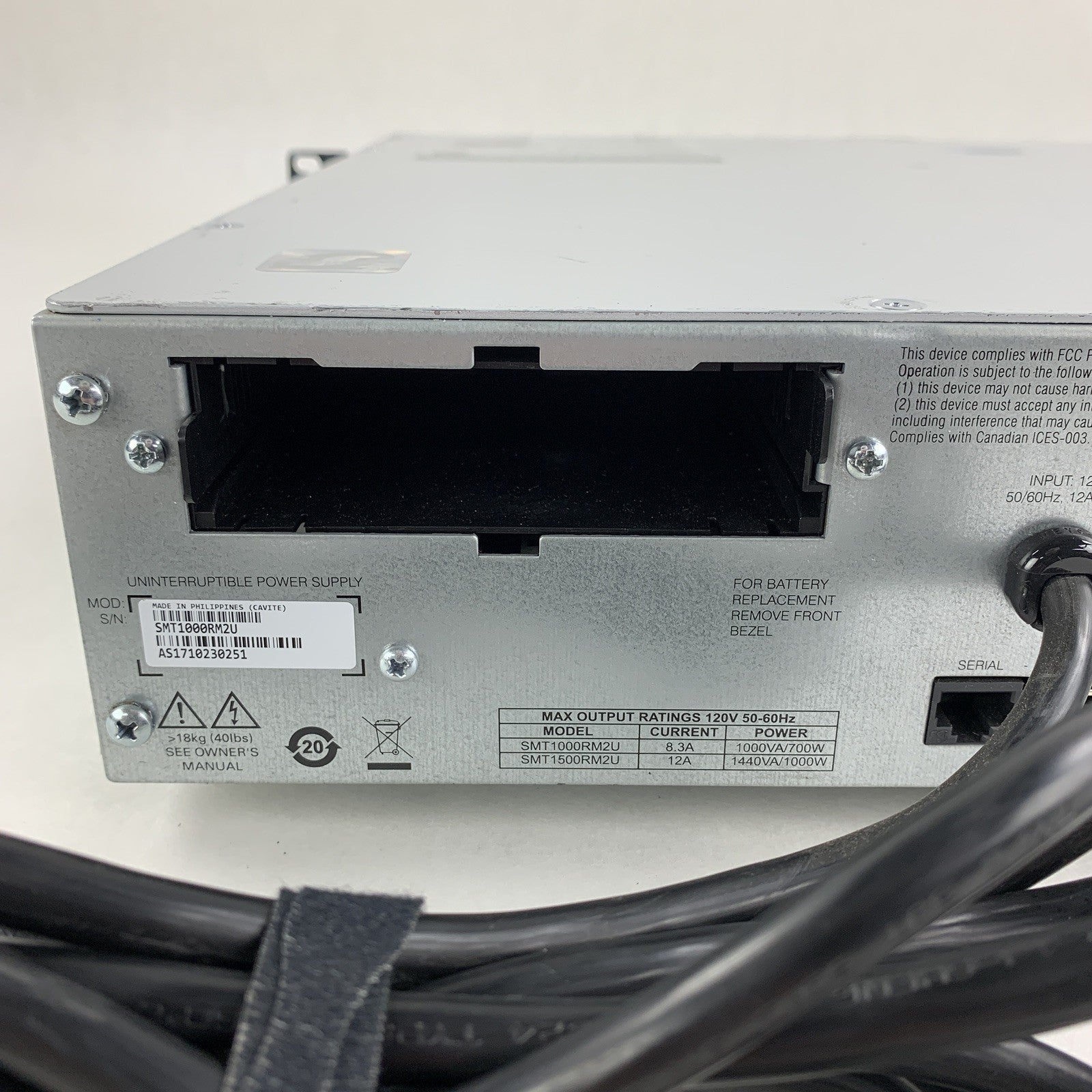 APC SMT1000RM2U Smart UPS Back Up Tested  No Batteries