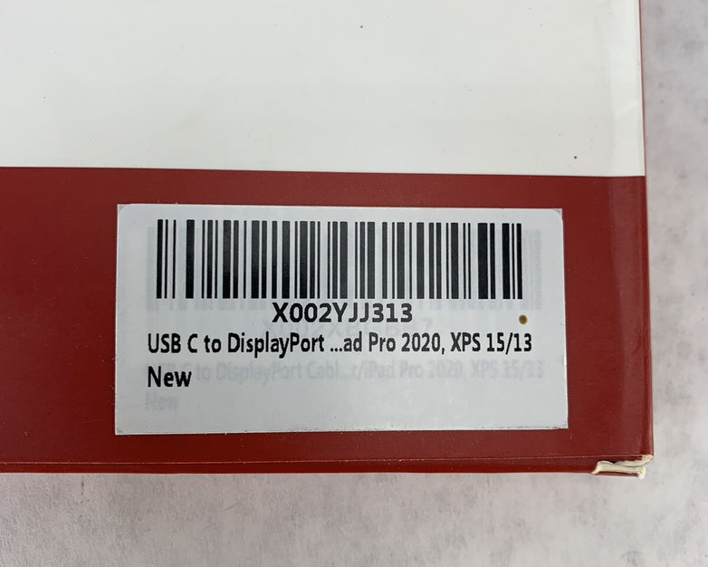 DisplayPort Cable Uni Brand USB-C to DisplayPort Cable 10 ft. New