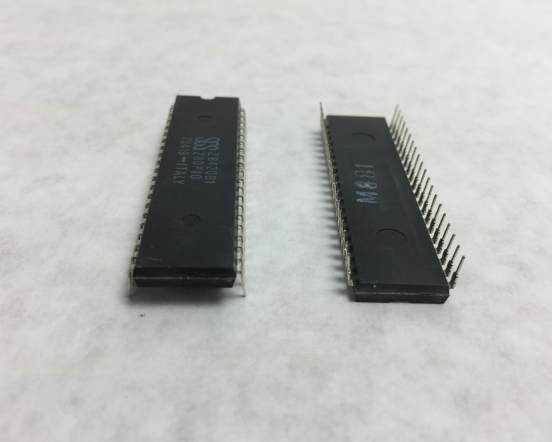 (2)  SGS Z8420B1 PIO Parallel In/Out Controller   NOS  Lot of 2