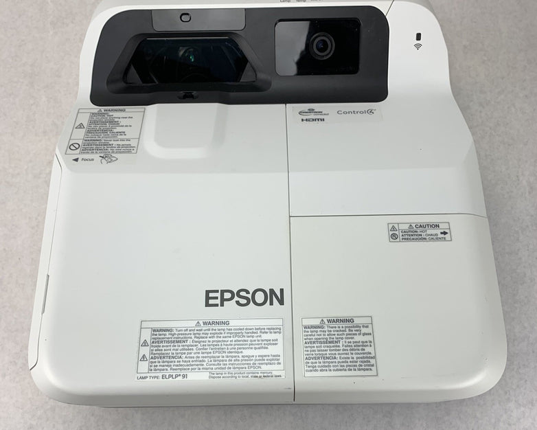 Epson PowerLite 695Wi H740A LCD Lamp Projector 1244 Lamp Hours - No Remote