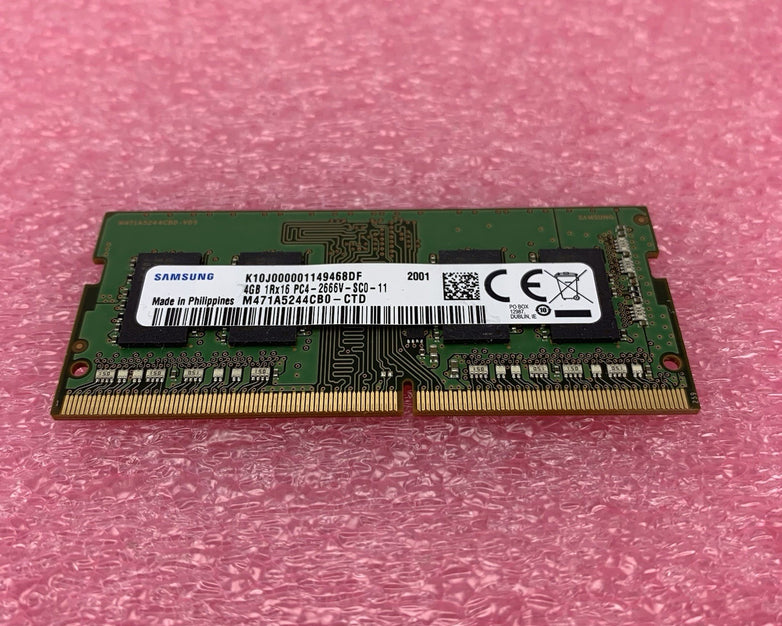 Samsung M471A5244CB0-CTD PC4-2666V-SC0-11 4GB 1Rx16 Desktop Memory RAM Lot of 2
