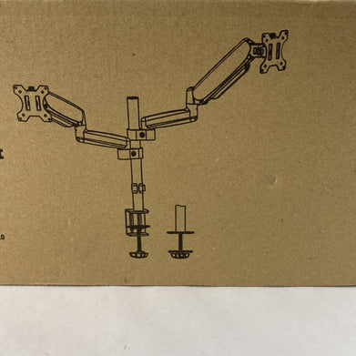Mountup MU0026 Height Adjustable Dual Monitor Desk Mount