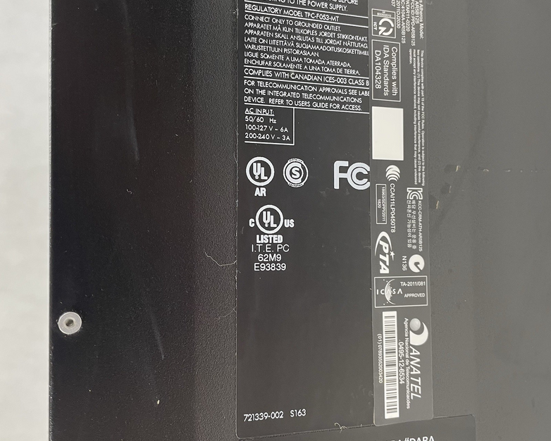 HP Pavilion 500-223 MT Intel Core i3-4130 3.4 GHz 8 GB RAM No HDD No OS