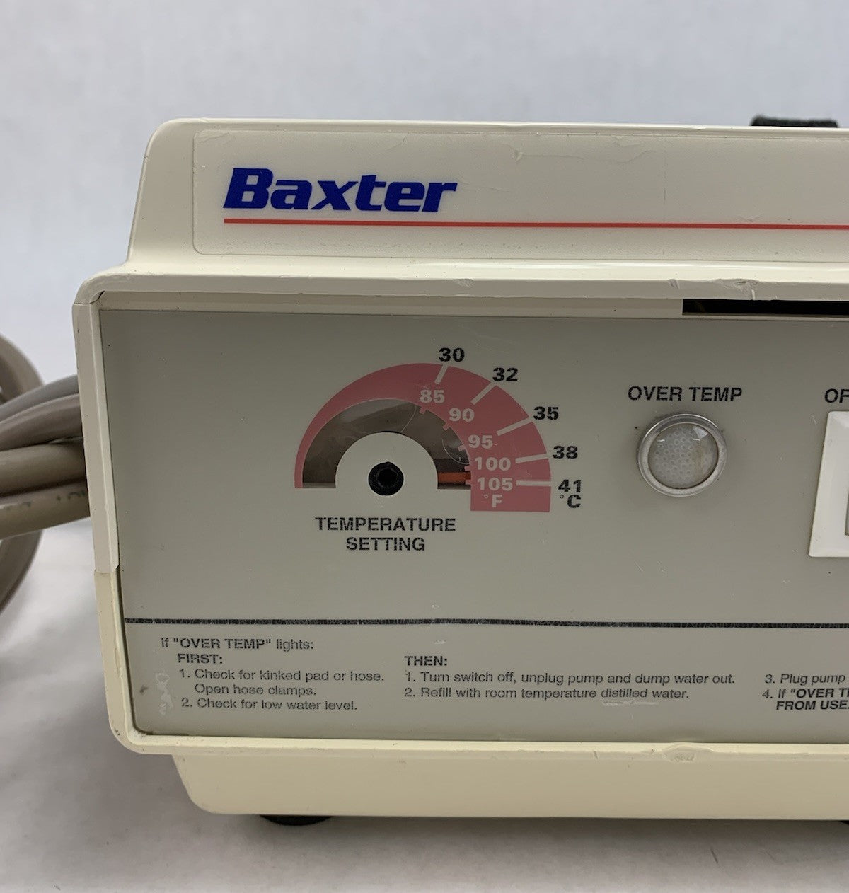 Baxter K-MOD 100 08634-000 Heat Therapy Pump - Parts or Repair