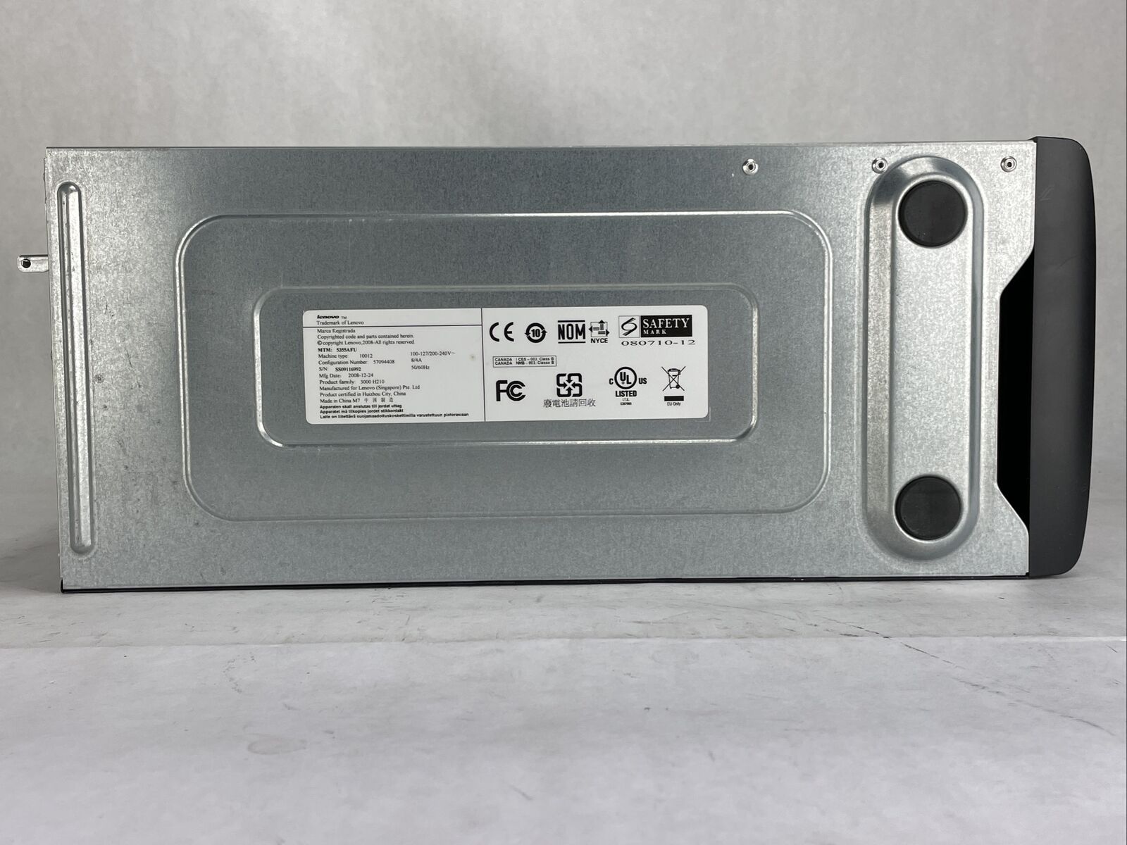 Lenovo 3000 H210 MT Intel Pentium Dual E2220 2.4GHz 3GB RAM No HDD No OS