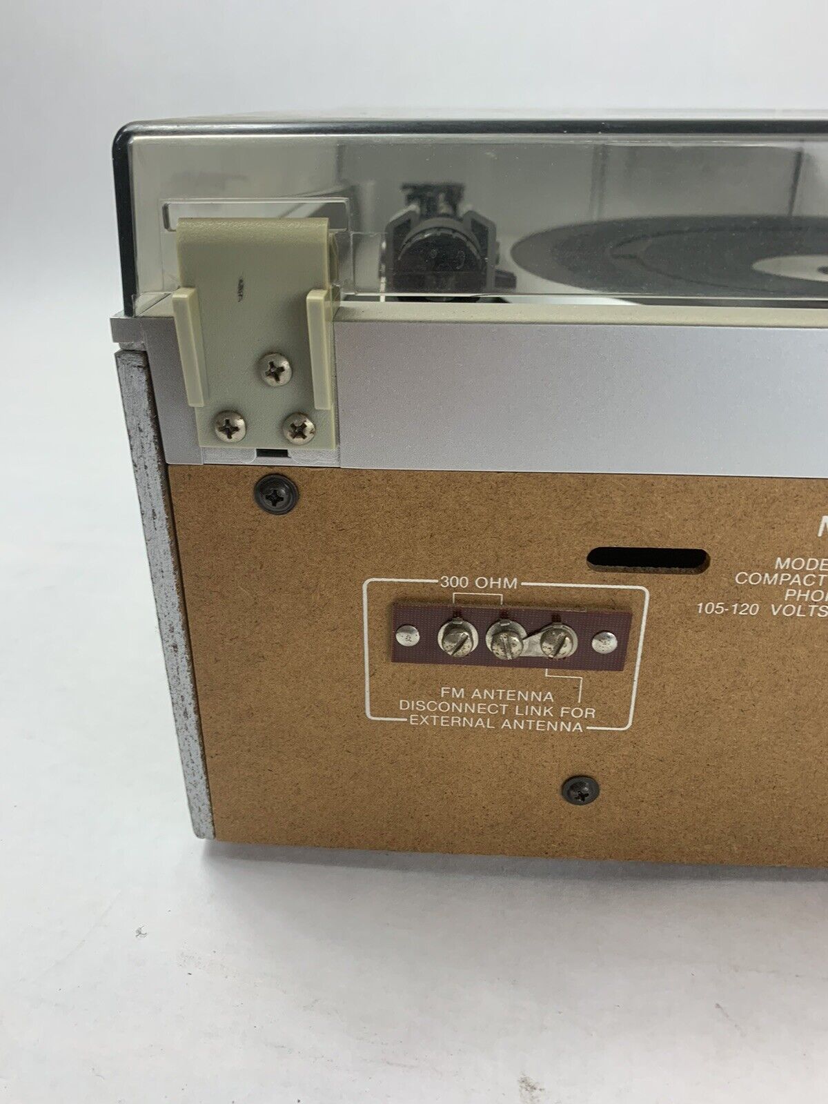 For Parts Magnavox MD 1721 SL01 Compact Stereo AM-FM Radio Phonograph