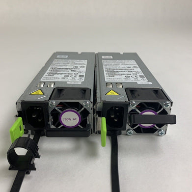 LOT OF 2 Cisco UCSC-PSU1-770W V01 770W Power Supply PS-2771-1S-LF Tested