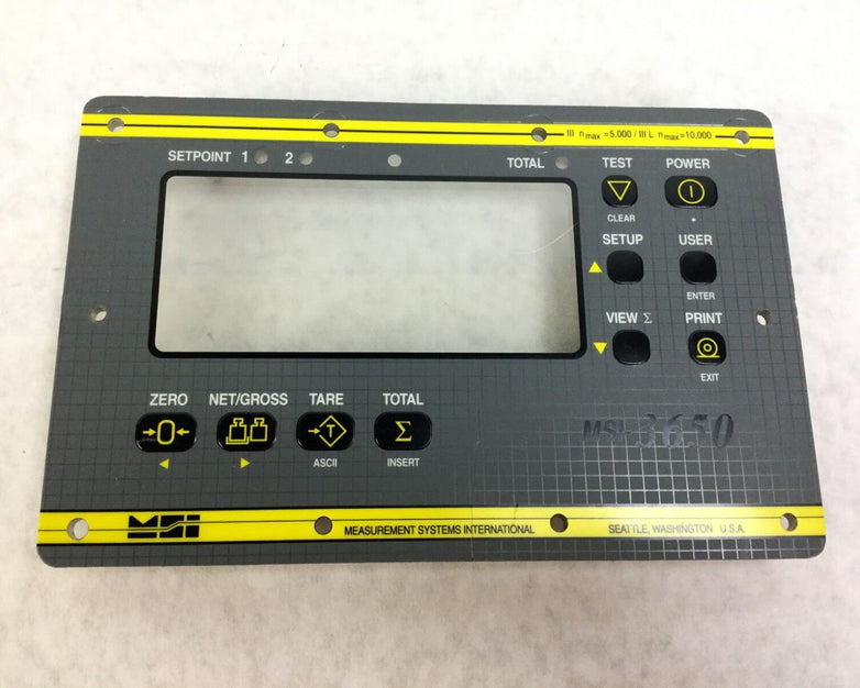 Measurement Systems International MSI-3650  ***Front Cover Only - Some Scratches