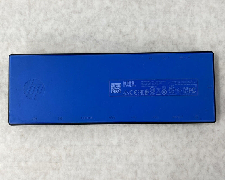 HP 924850-001 Elite USB-C Dock Blue/Black - Tested
