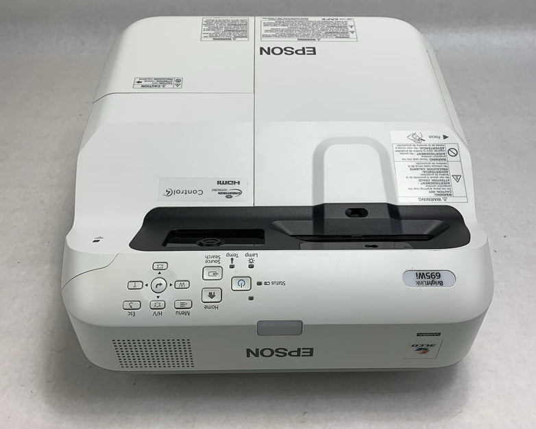Epson PowerLite 695Wi H740A LCD Lamp Projector 220 Lamp Hours - No Remote