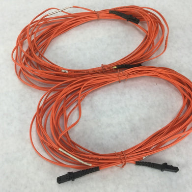 Black Box EFN110-010M-MTMT, Multimode Fiber Patch Cable, E223839, Lot of 2