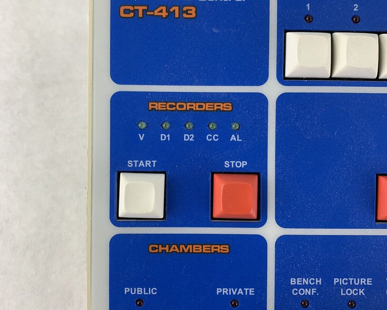 JAVS CT-413 Courtroom Control Audio Interface Untested