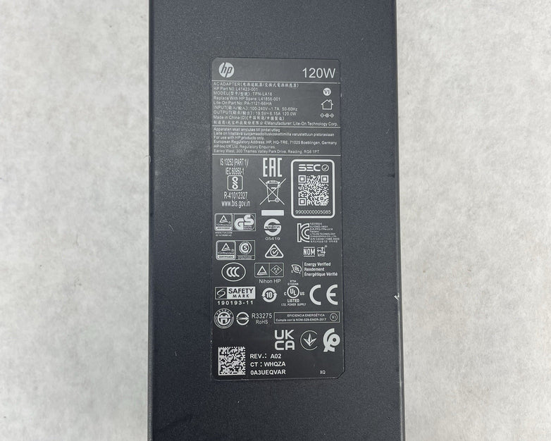 HP TPN-LA18 19.5V 6.15A 120W, AC Adapter Charger Lot of 2