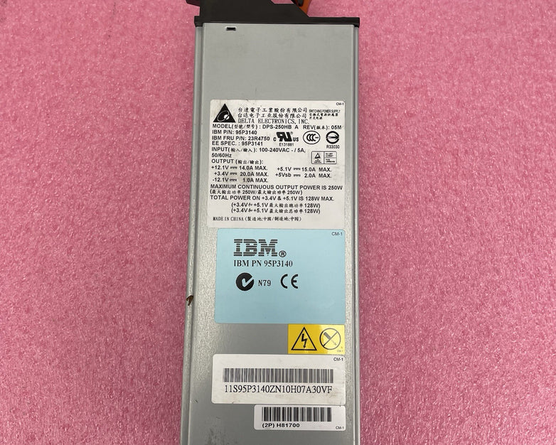 Delta Electronics DPS-250HB IBM 24P6867 Power Supply 250W