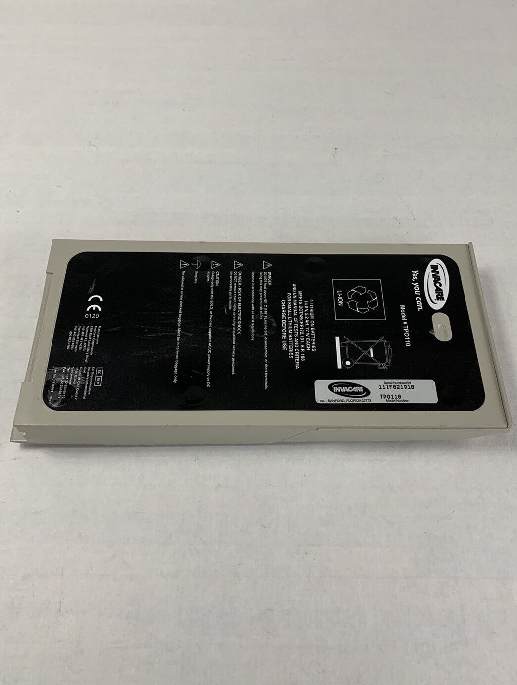 Invacare TPO110 Battery Pack SOLO2 Replacement Batteries Pack 1156904 C