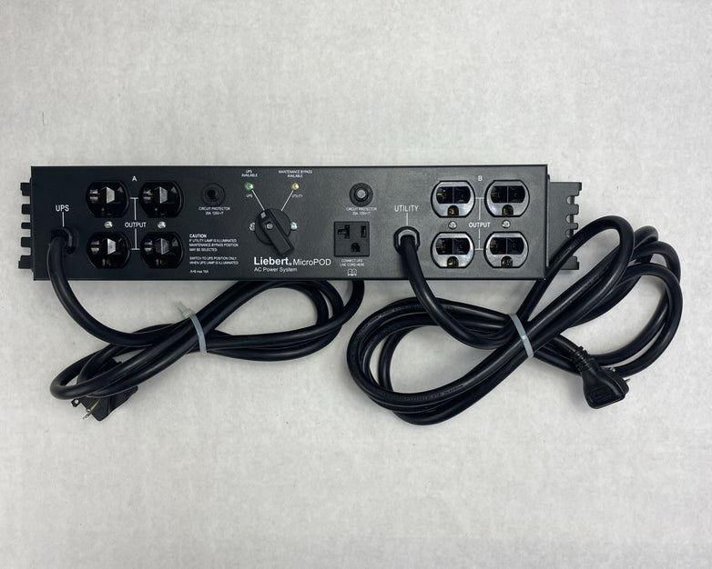 Vertiv MP2-120C Liebert MicroPOD AC Power System 120V 16A Right Angle NEMA 5-20P