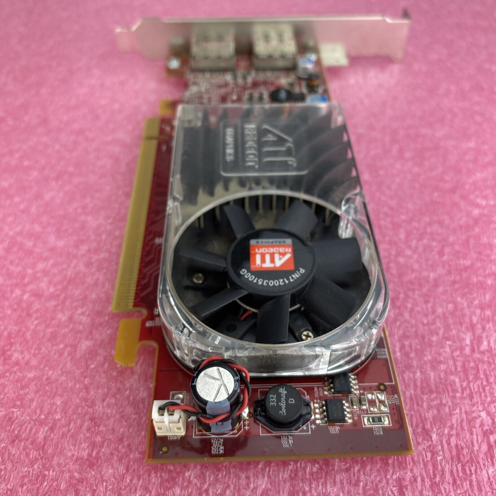 0W459D Dell ATI AMD Radeon HD 3470 2xDP 256MB PCI-e Video Card Lot Of 7