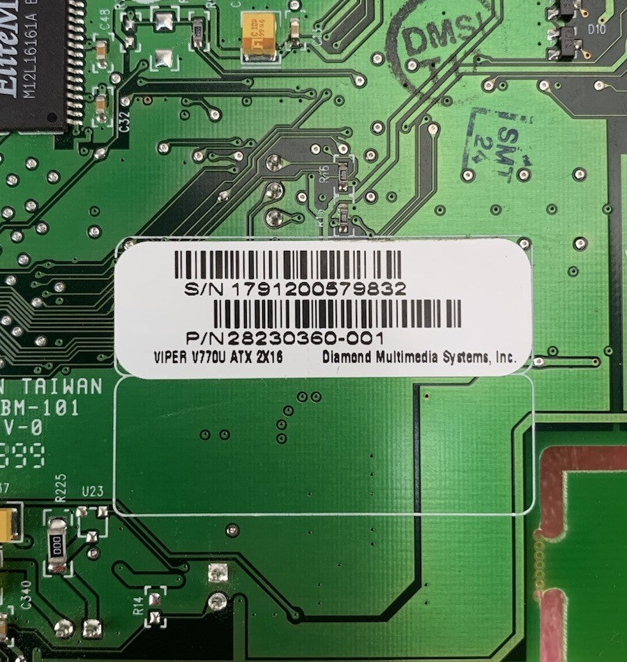 Diamond Viper V770U ATX 2X16 28230360-001 Video Graphics Card7