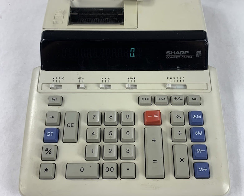 Sharp Compet CS-2194 Printing Calculator