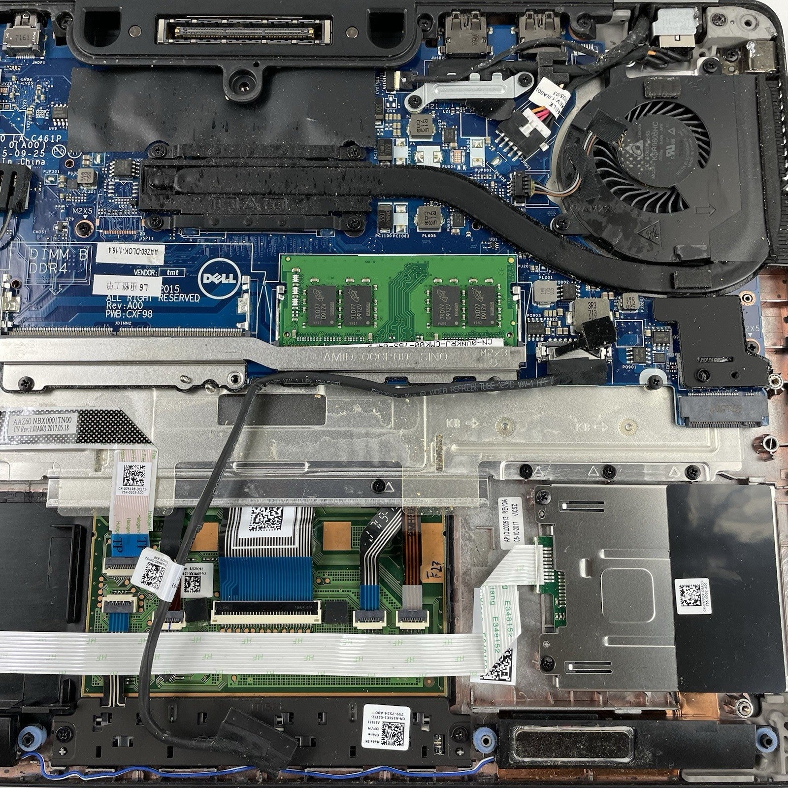 Dell Latitude E7470 14" i7-6600U 2.60 GHz 8 GB RAM No SSD/OS/AC/Batt19