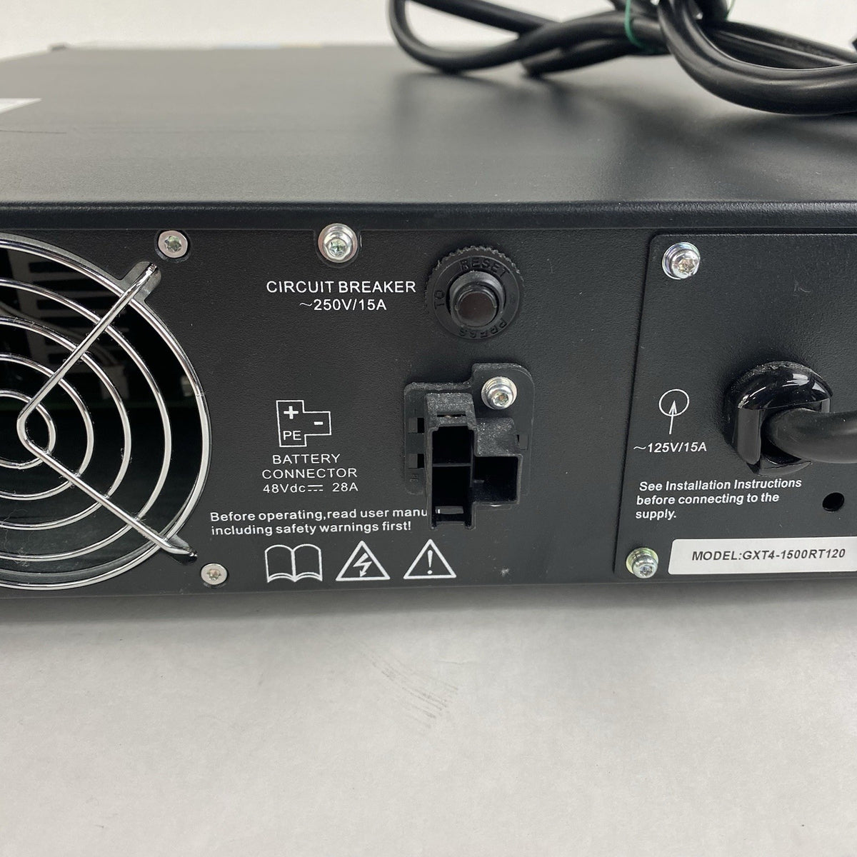 Vertiv Liebert GXT4-1500RT120 Battery Backups UPS Tested - No Batteries READ9