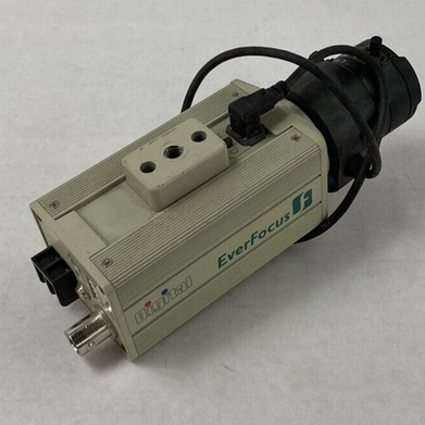 EverFocus EQ200A/NN Color Digital Camera 1/3" 3.5-8mm Lens For Parts or Repair